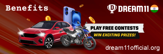 Join fantasy contests on Dream11 and unlock real rewards