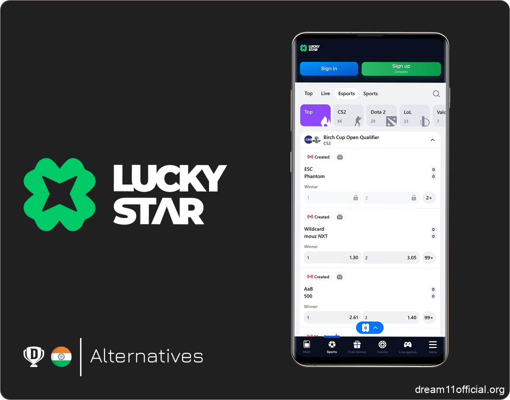 It's a smart choice to switch from Dream 11 to Lucky Star for Indian Players